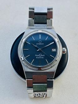 Eterna Kontiki Royal Quartz Oak Ref. 729.1505.41 Very Rare