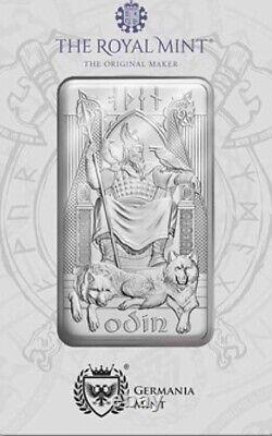 FINE SILVER Very Rare 10 Oz Norse Gods Odin Royal Mint Germania Mint 2024