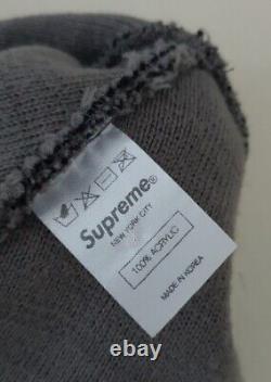 FW11 Supreme Royal Beanie grey vintage from 2011 Very rare Hat