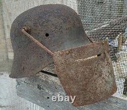 Face plate Helmet M16 ORIGINAL Imperial German WWI WW1 very rare