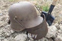 Face plate Helmet M16 ORIGINAL Imperial German WWI WW1 very rare, listing 2