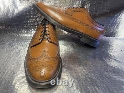 Florsheim Imperial 10 1/2,10.5 -3e Extra Wide Leather Wingtip Brown Very Rare