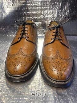 Florsheim Imperial 10 1/2,10.5 -3e Extra Wide Leather Wingtip Brown Very Rare