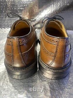 Florsheim Imperial 10 1/2,10.5 -3e Extra Wide Leather Wingtip Brown Very Rare