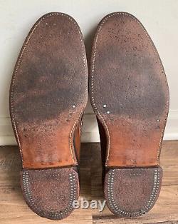 Florsheim Imperial 93602 10.5 C Longwing Gunboat V-Cleat Vintage 1960 VERY RARE