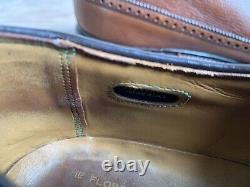 Florsheim Imperial 93602 10.5 C Longwing Gunboat V-Cleat Vintage 1960 VERY RARE