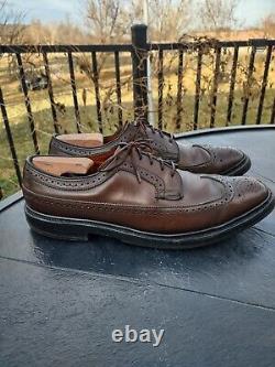 Florsheim Imperial 93630 Kenmoor Weathered Moss 9.5C V Cleat Long Wing Very Rare