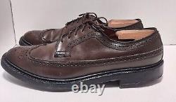 Florsheim Imperial 93630 Kenmoor Weathered Moss 9.5C V Cleat Long Wing Very Rare