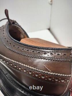 Florsheim Imperial 93630 Kenmoor Weathered Moss 9.5C V Cleat Long Wing Very Rare