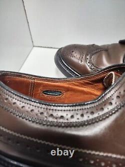 Florsheim Imperial 93630 Kenmoor Weathered Moss 9.5C V Cleat Long Wing Very Rare