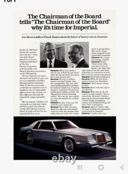 Frank Sinatra Chrysler Imperial Very Rare Car Ornament, Emblem, Plaque, Symbol