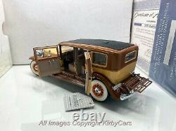 Franklin Mint/D4C 1930 CADILLAC V-16 LWB IMPERIAL SEDAN-NMIB/PAPERS- VERY RARE