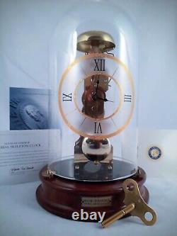 Franklin Mint House Of Fabergé Imperial Skeleton Clock 12 inch Very Rare
