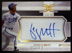 GEORGE BRETT-2025 Definitive BLACK (3/10) AUTO/AUTOGRAPH-VERY RARE & GEM-MINT