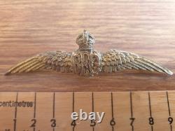 Genuine Royal Flying Corps Pilot's Gilt Dress Wing 1912-1916 Very Rare