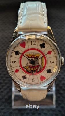 Girard Perregaux Casino Royale Poker Cards King Manual 17J Watch VERY RARE WSOP
