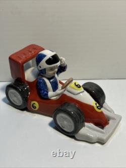 HTF Royal Copenhagen Race Car And Driver #456 Very Rare Porcelain Figurine 5x3
