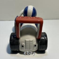 HTF Royal Copenhagen Race Car And Driver #456 Very Rare Porcelain Figurine 5x3