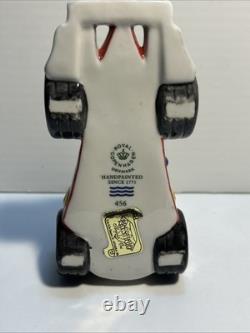 HTF Royal Copenhagen Race Car And Driver #456 Very Rare Porcelain Figurine 5x3