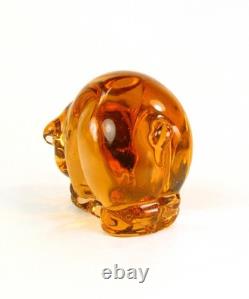 Heisey by Imperial Glass Very Rare Salmon Mama Pig or Sow Only 45 Made