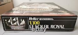 Heller Humbrol Le Soleil Royal Ship Model 80899 1/100 scale Vintage Very Rare