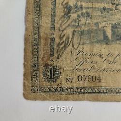 Imperial Chinese Railways China 1 Dollar 1896 Very Rare Banknote