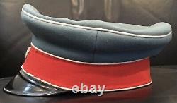 Imperial German, WW 1, VERY RARE Prussian Hussar Officer's Crusher Visor Cap