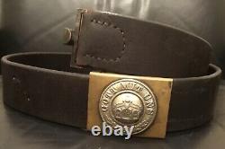 Imperial German, WW 1, Very Rare, Marine Infantry EM Belt & Brass Buckle