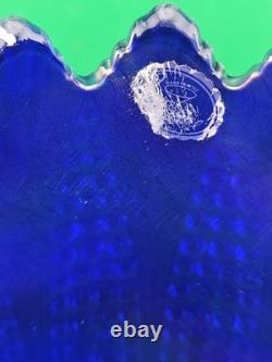 Imperial Glass Amethyst Corn Vase With Aurora Jewels Pattern Very Rare 9.5