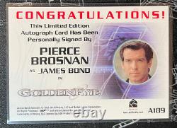 James Bond 007 Pierce Brosnon Casino Royale On Card Auto Autograph Very Rare