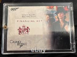 James Bond VERY RARE TOP LEFT Vesper Lynds Business Prop Relic Card RC21 056/185
