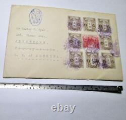 Japan Very Rare! Cover Letter 9 Imperial Sen Stamp MeUnJm Contents inside Sealed