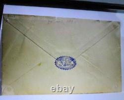 Japan Very Rare! Cover Letter 9 Imperial Sen Stamp MeUnJm Contents inside Sealed