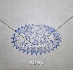 Japan Very Rare! Cover Letter 9 Imperial Sen Stamp MeUnJm Contents inside Sealed