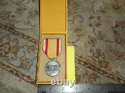 Japanese Imperial Manchukuo Govt. 1940 Shrine medal. RARE Cased very nice