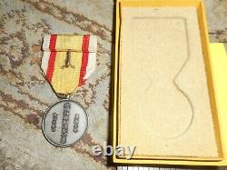 Japanese Imperial Manchukuo Govt. 1940 Shrine medal. RARE Cased very nice
