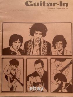 Jimi Hendrix Very Rare Concert Programe Guitar In Royal Festival Hall 1967