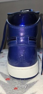 Jordan 1 Deep Royal Blue. Size 10. ExcellentCondition. Patent Leather Very Rare