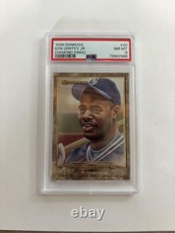 KEN GRIFFEY JR 1998 Donruss DIAMOND KINGS VERY RARE PSA 8