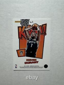 Kevin Durant 2021-22 Panini Crown Royale #6 Kaboom! Case Hit SP SSP Nets