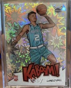 LaMelo Ball Panini Crown Royale KABOOM! #23 GEM Very rare SSP rookie invest RC