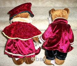 Lot Of 7 Royal Winterfest Formal Stuffed Bears by Russ NEW! Very RARE