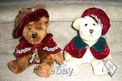 Lot Of 7 Royal Winterfest Formal Stuffed Bears by Russ NEW! Very RARE