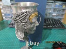 Lotr Royal Selangor Pewter Goblet King Elessar Signing Tour Very Rare