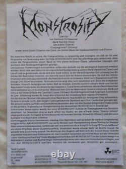 MONSTROSITY Imperial Doom LP VERY RARE PROMO NUCLEAR BLAST Germany +Inserts