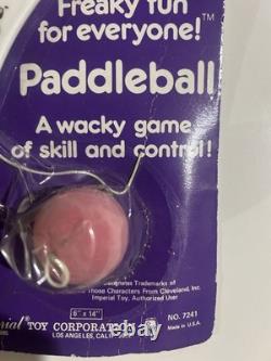 Madballs Original Vintage Paddle Ball Sealed Very Rare 1985 AmToy Imperial