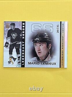 Mario Lemieux! 2001-02 Crown Royale Legendary Heroes 20/31 Very Rare