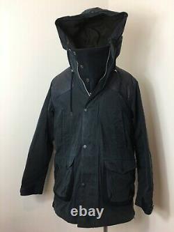 Mens Barbour Land Rover Ice Parker Large Lovely Condition Royal Blue Very Rare