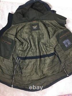 Mens Barbour Land Rover Ice Parker Large Lovely Condition Royal Blue Very Rare