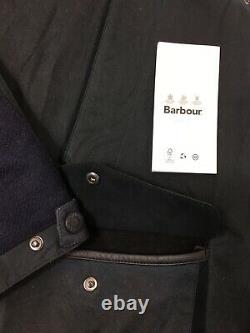 Mens Barbour Land Rover Ice Parker Large Lovely Condition Royal Blue Very Rare